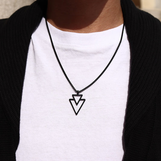 Triangle Chain Necklace For Men